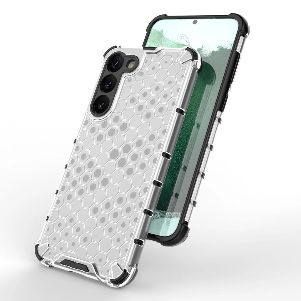 Honeycomb Etui Do Samsung Galaxy S23+ Pancerny Hybrydowy Pokrowiec Niebieskie