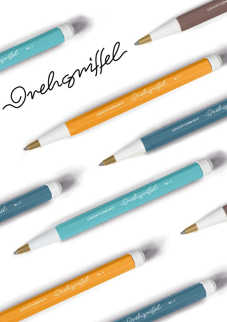 Leuchtturm 1917 Περιστρεφόμενο Στυλό Μπλε Πέτρα Όχι. 1,