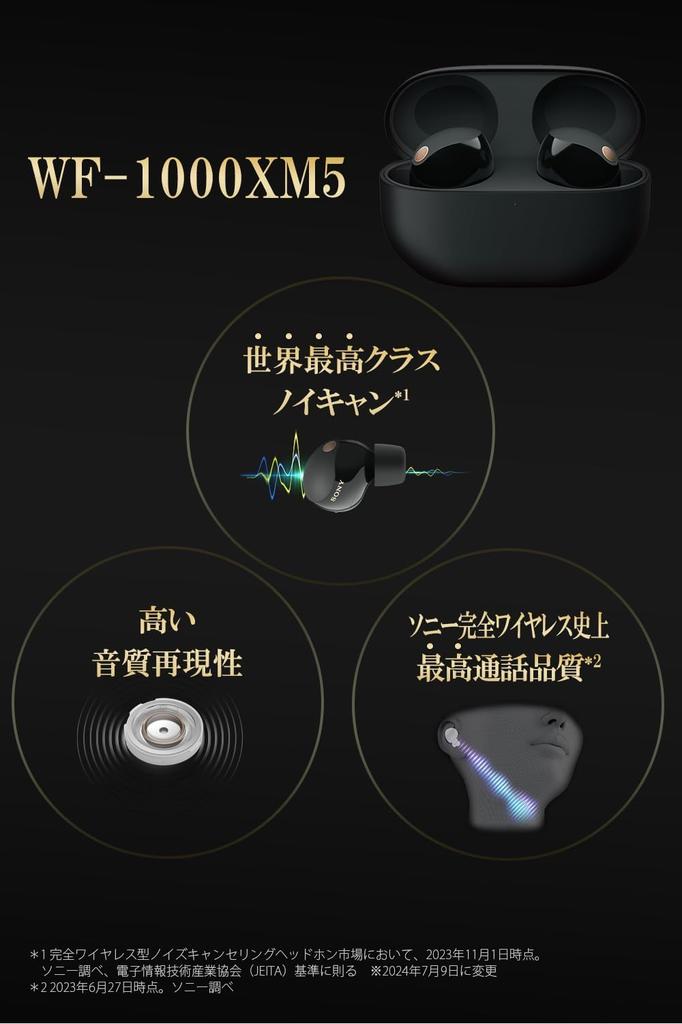 Sony Wireless Earphones 2025 Gold Award True Wireless Overwhelming Noise Cancelling Performance Compact and Lightweight Design Microphone for Call
