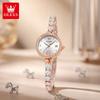 OLEVS 2998 Eigene Marke Uhren Mode Leuchtende Diamant Wasserdicht Damen Uhr Elegant Luxus Quarz Uhr