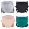 Reusable Cotton Incontinence Pants Adults With Side Snap Leak-Proof Washable Underwear Elderly