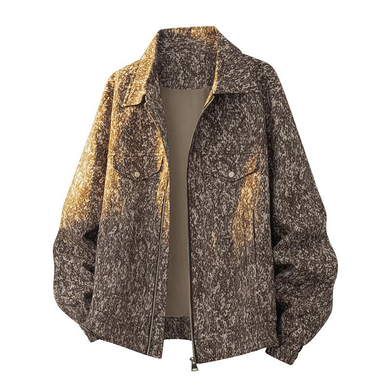 

Весенне-осенняя новая куртка большого размера с лацканами, одежда для полных M