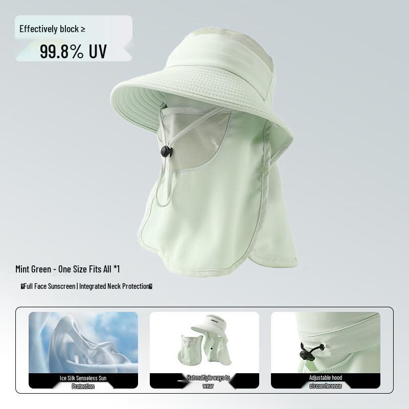 

All-round Sun Protection Ponytail Hat