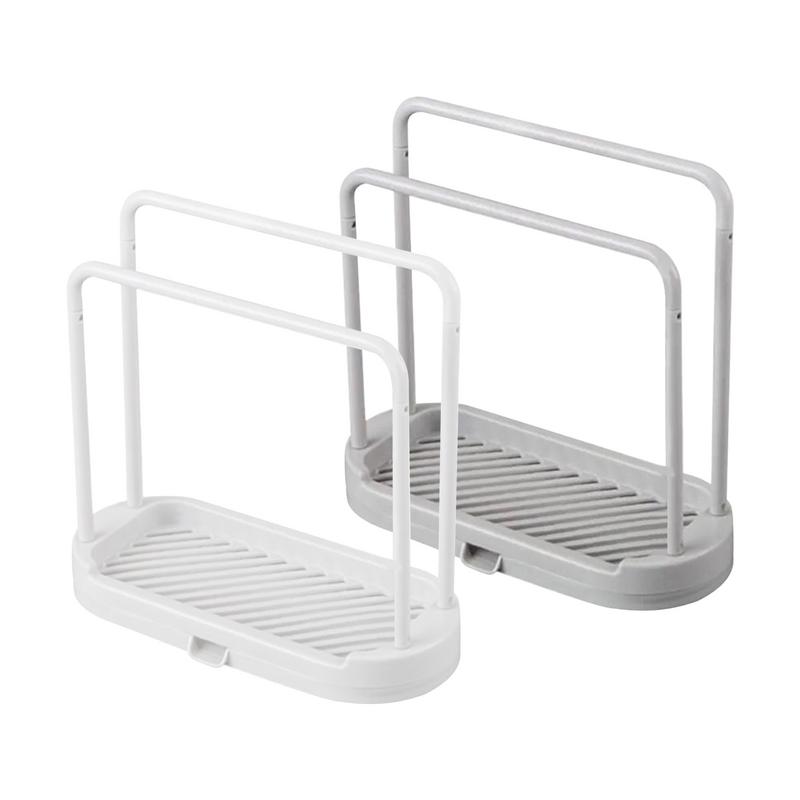 Küchenhandtuch-Aufbewahrungsregal Schwamm-Abtropfgestell Kunststoff Spültuchständer Home Organizer Halter mit Abtropfschale Gadgets