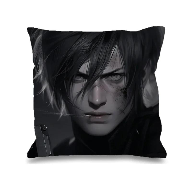 Leon Kennedy Decorative Pillowcase 45x45 Printed Anime Pillow Case Ornamental Pillows for Living Room Cushion Cover
