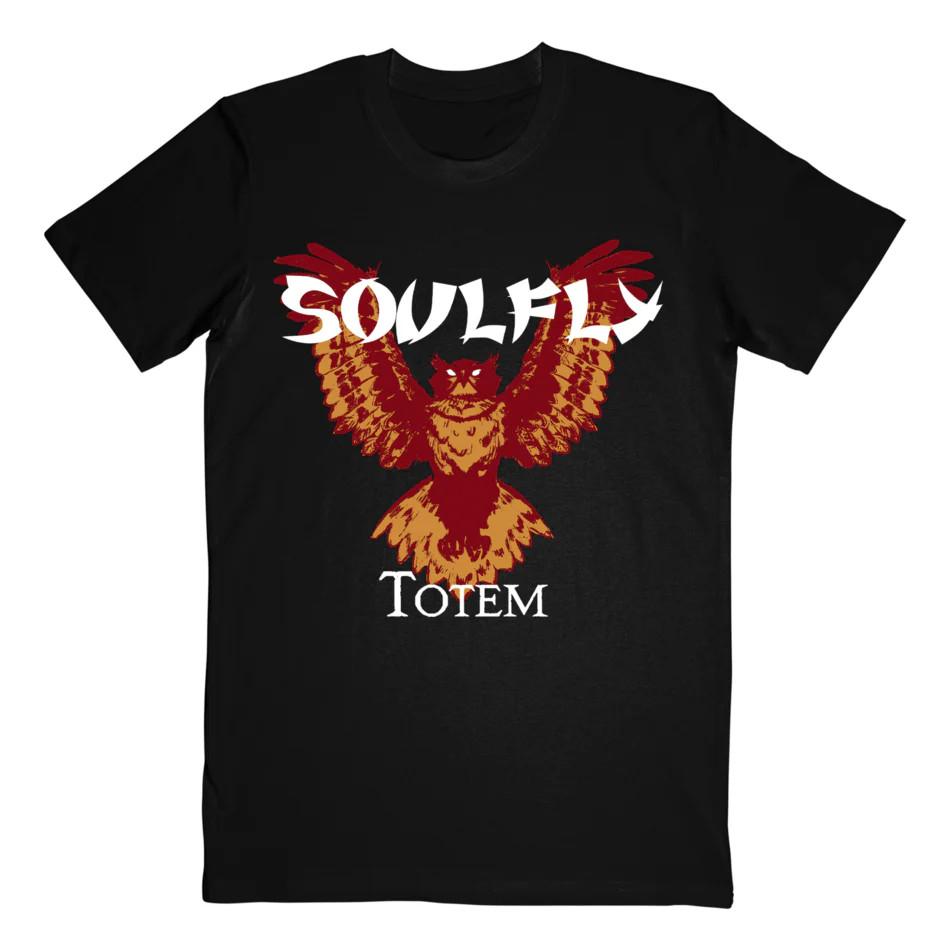 НОВАЯ футболка из хлопка черного цвета, все размеры, группы Soulfly, ToTem, US240 XXL