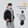 YuYouTongHua Kids' Reversible Hooded White Duck Down Jacket