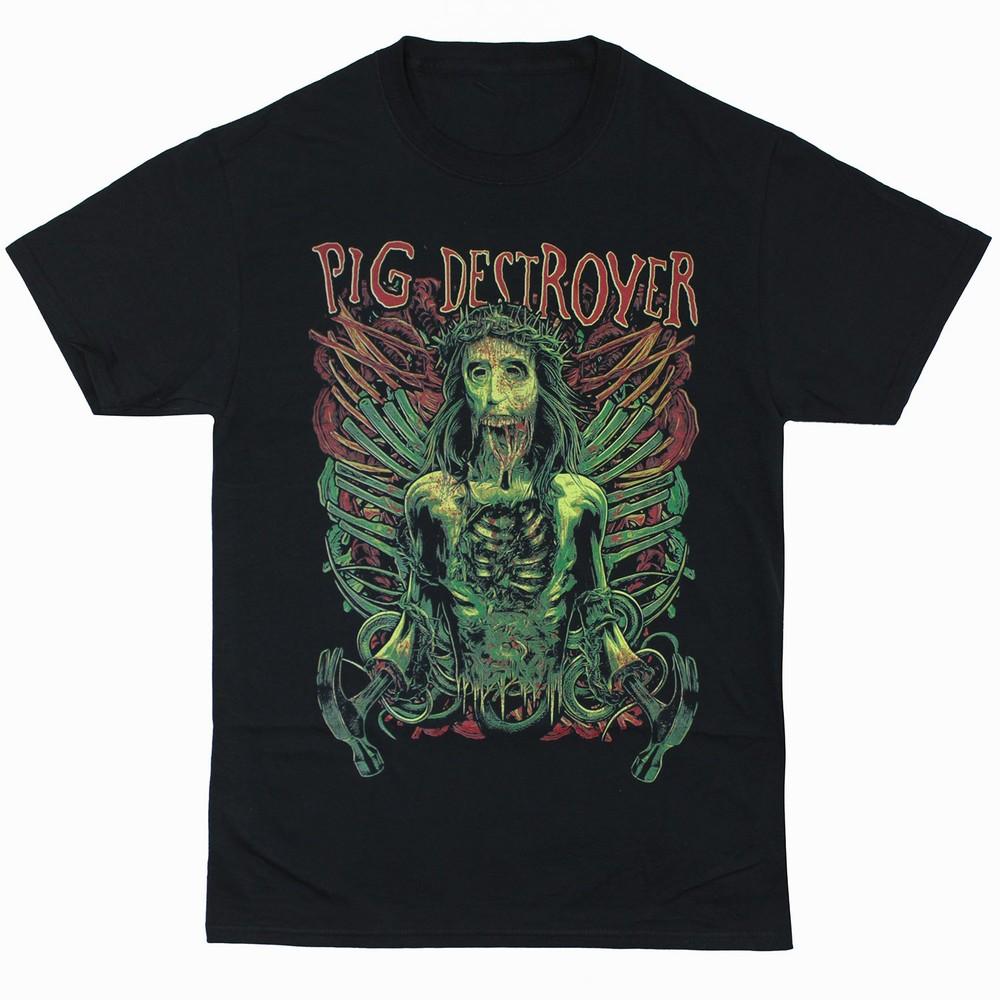 

Men s Pig Destroyer Hammerchrist T-shirt Black 4XL