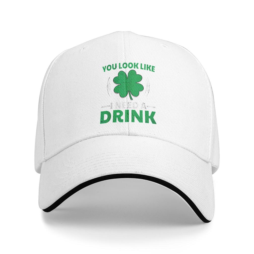 You Look Like I Need A Drink Irish St Patricks Day Drinking Sun Baseball Cap Summer Men Hip Hop Hats Outdoor Baseball Caps