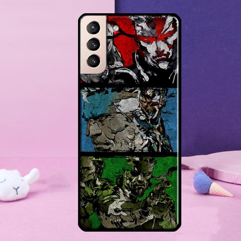 Metal Gear Solid Case For Samsung Galaxy S23 S22 Ultra S21 S20 FE Note 10 20 Ultra S8 S9 S10 Plus Cover