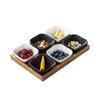 Ceramic Dipping Sauce & Hot Pot Dish - Multipurpose Snack, Soy Sauce, Tea Break, Dried Fruit, Nut Plate Stove Dish.