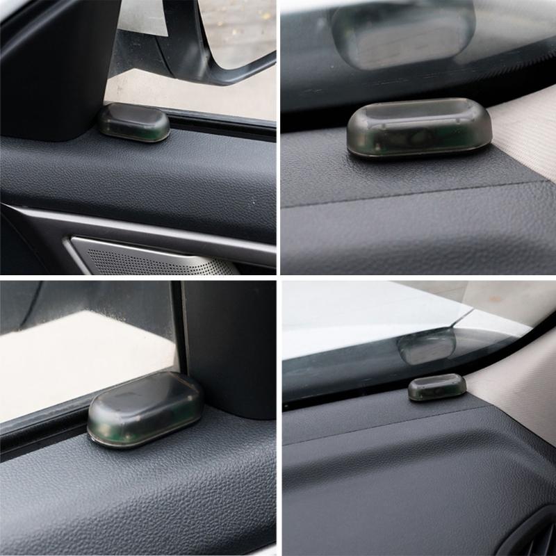 Car Fake Security Light Solar Power Simulated Dummy Alarm Wireless Warning Antitheft Caution Lamp LED Flashing Imitation