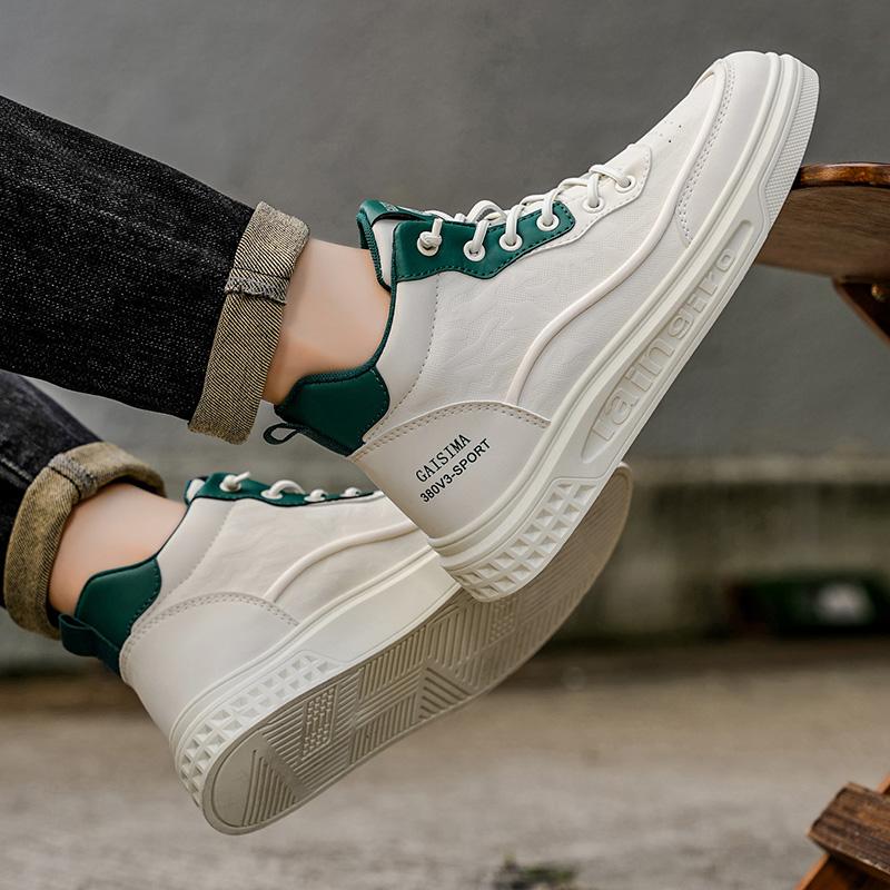 New Men's Classic Fashion High Top Thick Sole Skateboarding Shoes Comfortable Soft Sole Basketball  Sneakers