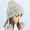 Hat Women's Autumn and Winter New Fashionable Warm Rex Rabbit Fur Hat