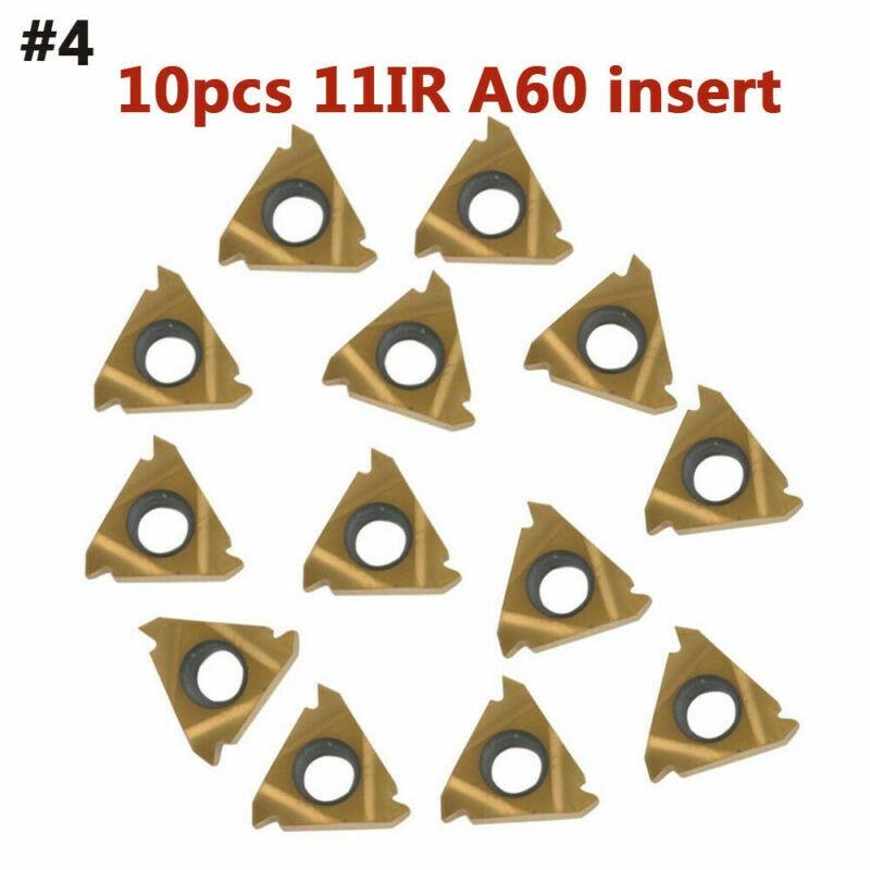 Versatile CNC Carbide Inserts Blade Cutter Lathe Turning Tool Kit 10pcs