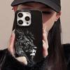 Luxury Lion Pattern Cool Phone Case for iPhone 17AIR 16 15 14 13 12 11 PRO MAX MINI XSMAX XR 7 8 PLUS Y2K Minimalism Soft Cover