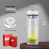 WANXIANG Time-Space Cicada Double-Layer Tea Infuser Glass Mug