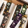30PCS Mushroom and Skull Bookmark Reading Book Stationary Graffiti Paper Office Scrapbooking Card Students DIY Creative Bookmark