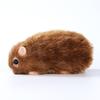 Silicone Hamster Model Toy Collectable Figurine Realistic Animal Doll Office Display Model Toy Hamster Reborns Kids Gift