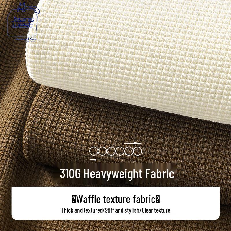 Sweat-shirt ample unisexe à col rond imprimé JEANSWEST CLUB