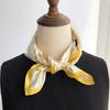 Hangzhou Silk Scarf Silk Mulberry Silk Small Square Scarf Women Versatile Korean Version Gentle Nostalgic Multi-Functional Professional Scarf