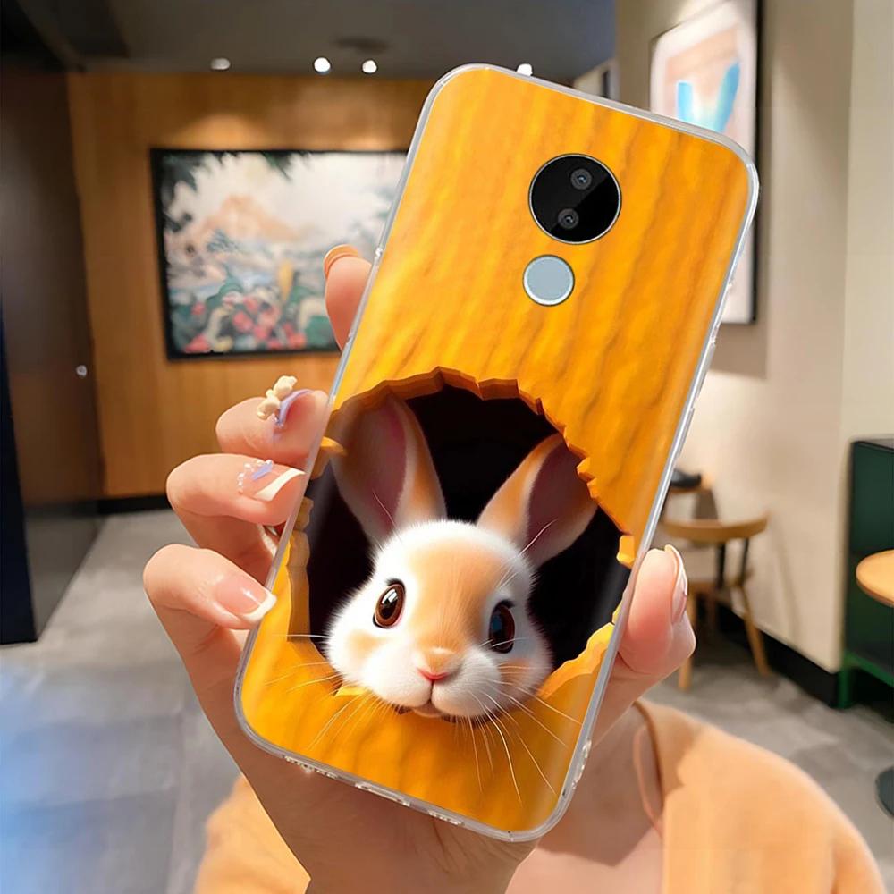 For Nokia C30 Case Funny Creative Cover for Nokia C30 Phone Cases Soft TPU Silicone Transparent Back Covers for NokiaC30 C 30