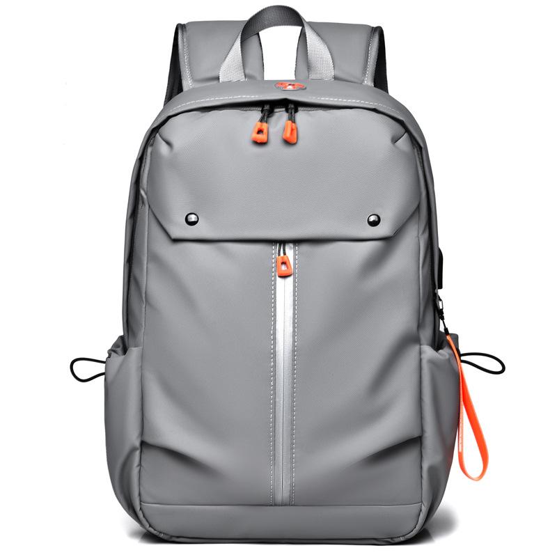 

Чоловічий рюкзак Оксфорд, тканинний рюкзак Business Casual Bag сірий