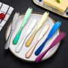 Stainless Steel Butter Scraper Cheese Knife Jam Spreader with Serrated Blade Ergonomic Handle for Cutting Hard Butter Spreading Cream Baking And