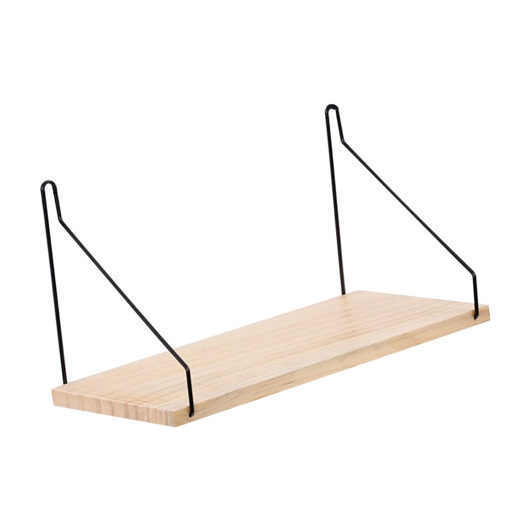 Wooden Wall Shelf Storage Rack Decorative Easy Installation Wall Mounted Floating Shelves for Home