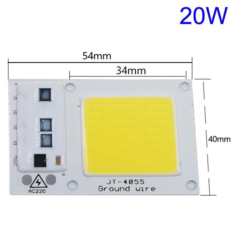 New 20W 30W 50W LED CHIP Integrated Floodlight DIY COB 220V For Projector Lamp