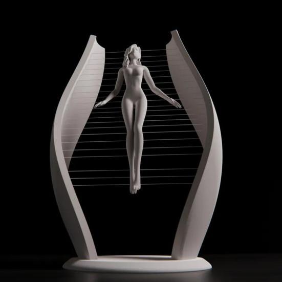 Künstlerische Suspension Männer Frauen Figur 3D gedruckt Schwebende Junge Mädchen Statue Heim Büro Wohnzimmer Schlafzimmer Dekoration Ornament