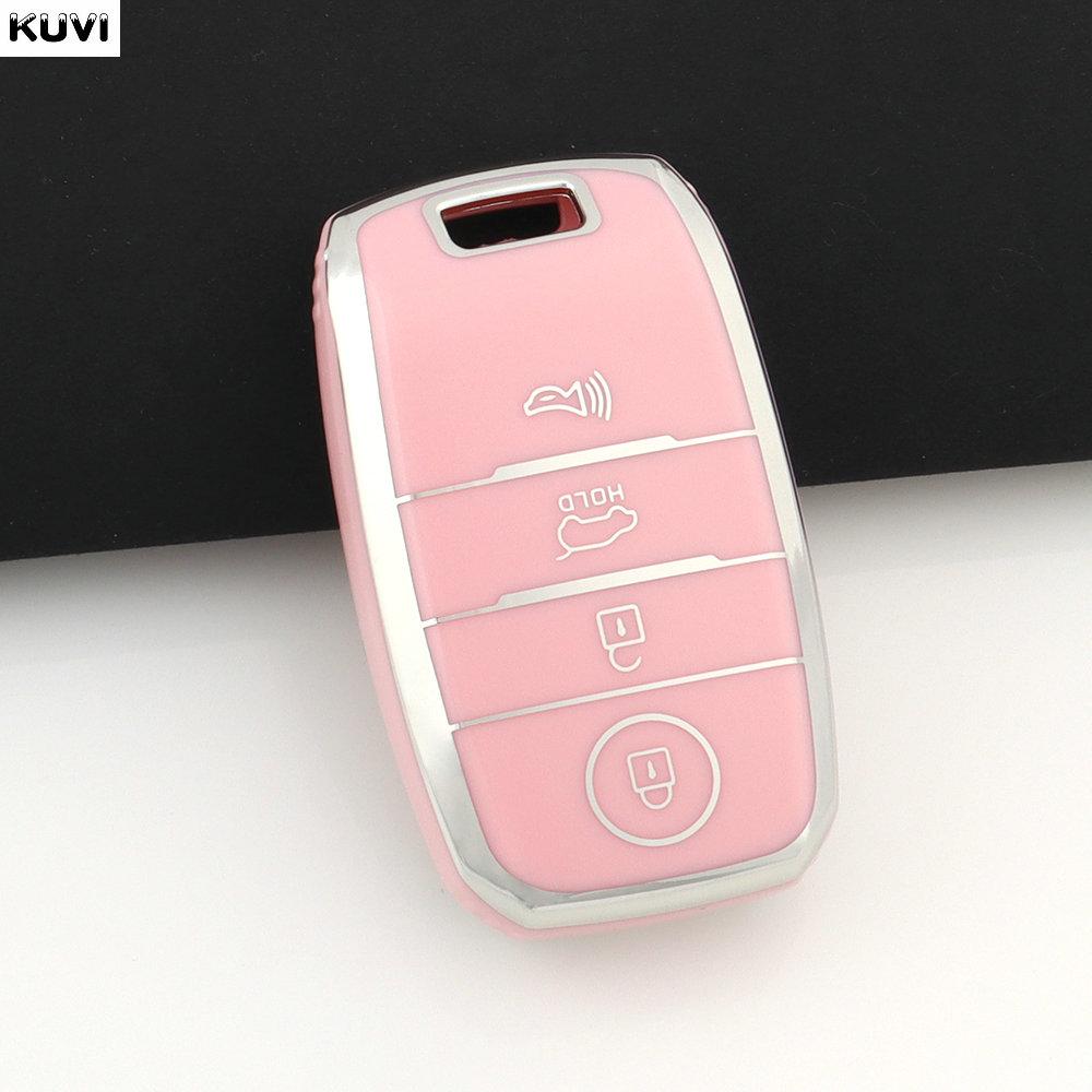 

3/4 Buttons Tpu Shell For Kia Rio Rio5 Sportage Ceed Cerato K3 Kx3 K4 K5 Sorento Optima Picanto Car Remote Smart Key Case Cover