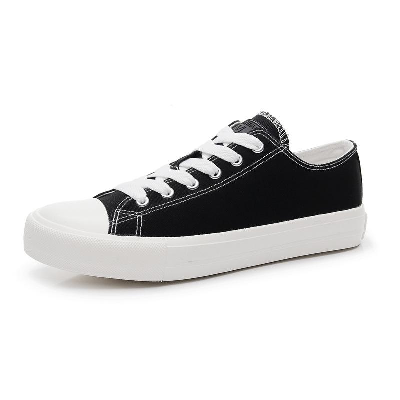 

Новые кроссовки из молочно-коричневой парусины Унисекс Повседневная обувь Корейский стиль Классическая резиновая подошва Вулканизированные слипоны Пара Удобная обувь 35