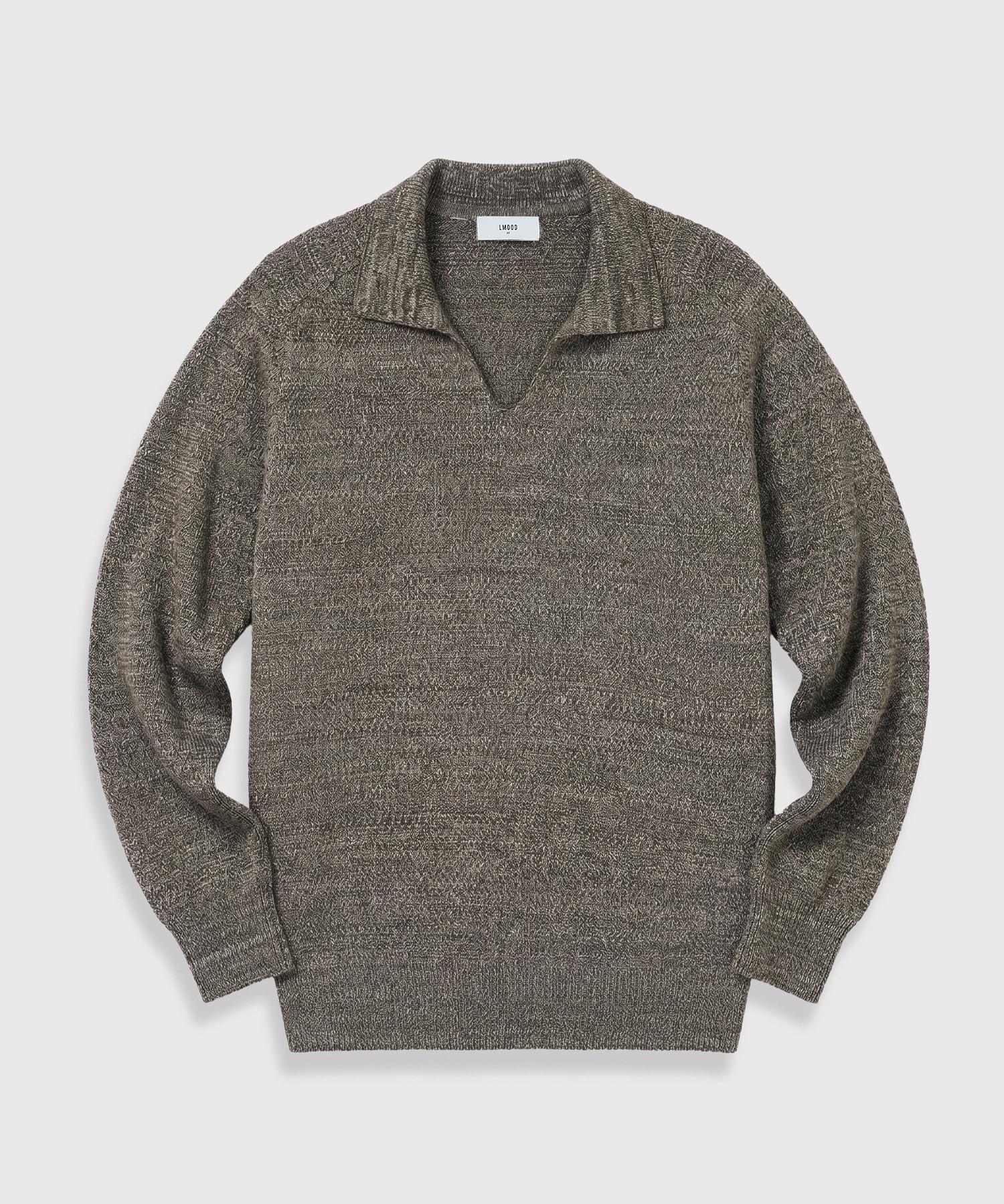 El Mood Florence V Raglan Knit Brown Brown/44