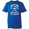 Curling Sports T-shirt Just A Girl Who Loves To Curl Top Mens Unisex Gift Tee