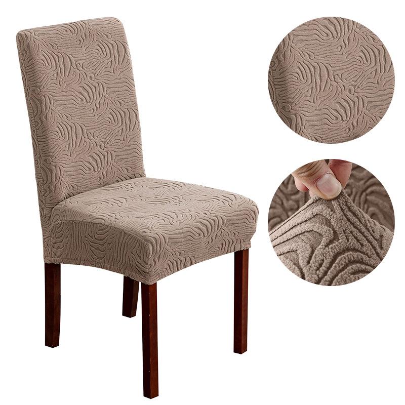 Leopard Print Mid-Back Chair Cover, All-Season Stretch Slipcover, Home Dining Chair Protector
