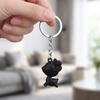 Keychain Pendant Little Deer Design Zinc Alloy Key Chain with Metal Ring Chain Buckle Portable Lightweight Key Holder Backpack Car Accessory
