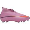Nike Mercurial Vapor 16 Abrasion Resistant Mid Top Kids' Soccer Shoes Pink Teenagers Sneakers FQ8304-600