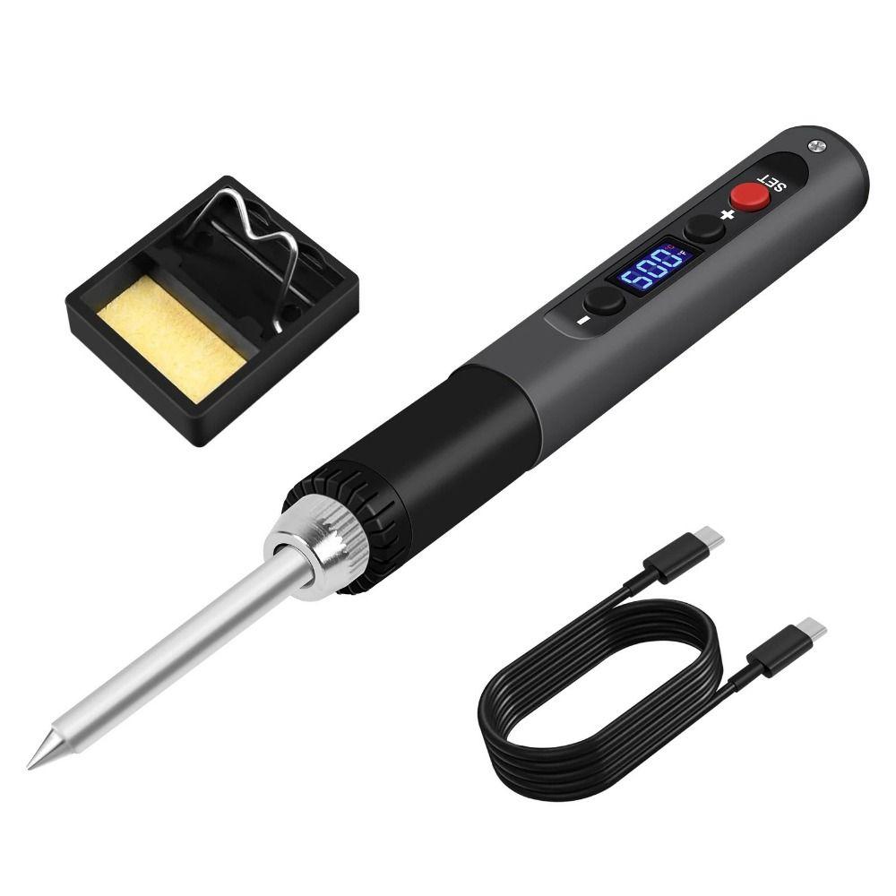 LCD Digital Electric Soldering Iron Adjustable Temperature Welding Pen  Welding Tool