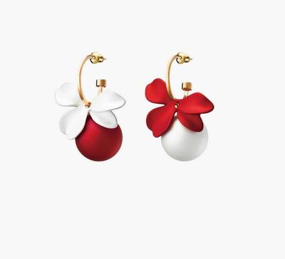 NUANCE Petit Magnolia Ring, Earrings, Korean Premium Brand, Korean Jewelry, Koreanaccessories, Korean Style, KBeauty
