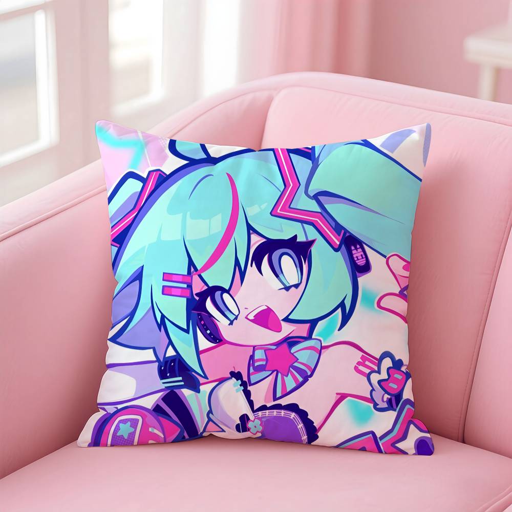 Game M-Muse D-Dash Pillow Case Comfort Sofa Bed Silky elegant Invisible zipper Custom Decorative cushion cover
