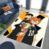 1pc Haikyuu!! Kageyama Tobio & Tsukishima Kei Volleyball Team Chair Mat, Anime Cartoon Design, Anti-Slip Carpet for Office and Home Decoration, Suitab