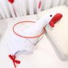Creative Big Goose Headgear Plush Cartoon Goose Hat Halloween Party Hat  Party Headdress Decoration