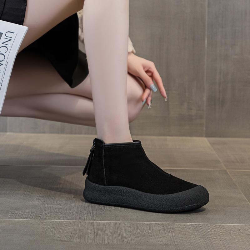 Fashion AIYUQI Snow Boots Women Large Size 2025 Winter Genuine Leather Women Short Shoes Thickened Warm Winter Boots Women