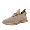 Autumn and winter new casual sports men's shoes fashionable fly-woven breathable white shoes lightweight large size shoes