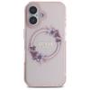 Guess Guhmp16Shfwfcp Iphone 166.1 Różowy/Pink Hardcase Iml Flowers Wreath Magsafe