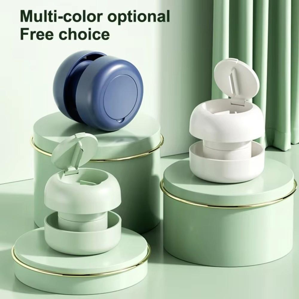 3-in-1 Pill Cutter Box Portable Stainless Steel Pill Grinder Compact Precise Cutting Medicine Cutter Travel