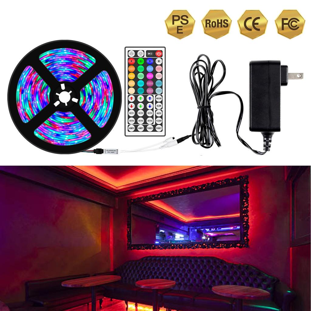 Led Strip Lights 2835RGB Color Changing Lights Strip For Home Decoration 5M