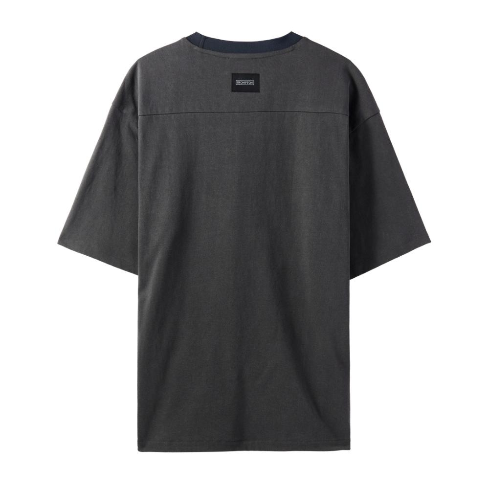 BROMPTON LONDON Pigment Half Sleeve T-Shirt - C/Grey (P242Uts417)