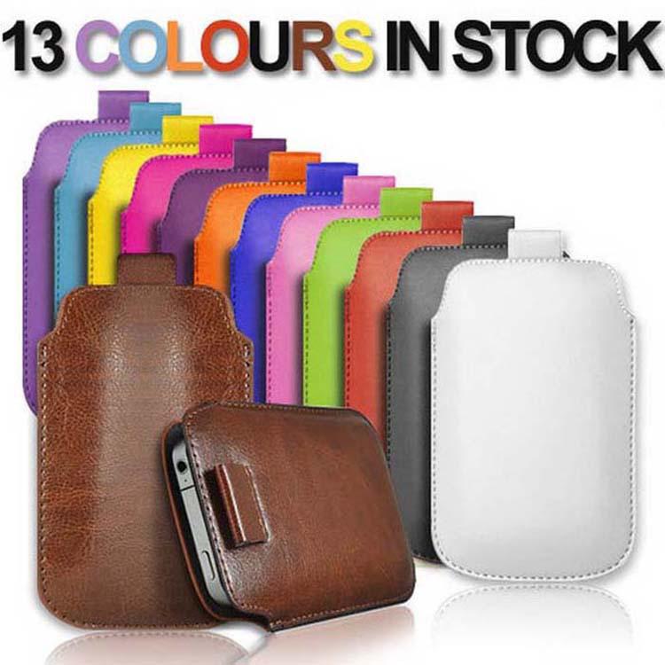 Universal PU Leather Pull-string Case for Apple 6 Plus / Samsung Note8 & 9